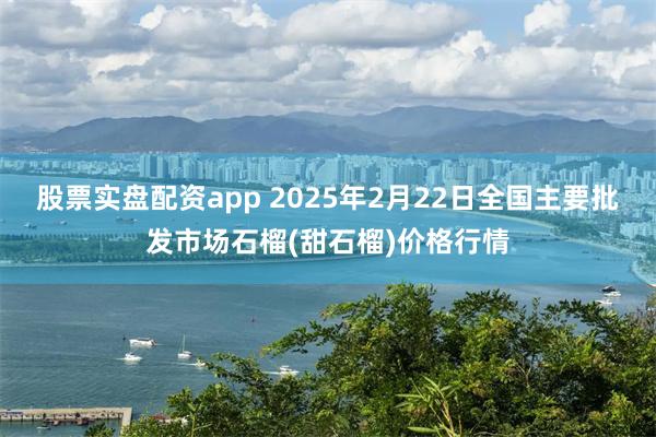 股票实盘配资app 2025年2月22日全国主要批发市场石榴(甜石榴)价格行情